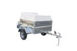 Remolque de Carga Doñana tapa poliester y puerta corredera 1200 x 1020 x 440 mm. | 300 Kg - Image 2